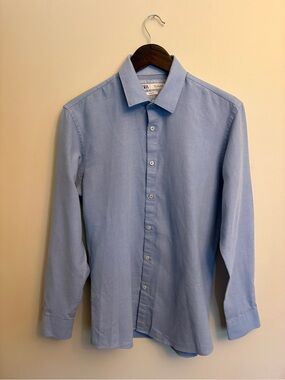 Zara | Light Blue Men's Dress Shirt
